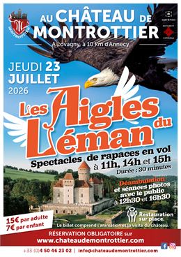 Spectacles de rapaces en vol - Domaine et Château de Montrottier