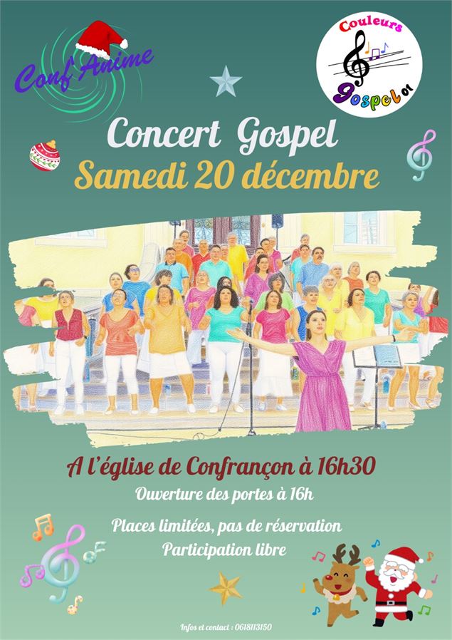 Affiche_Concert Gospel_Confrançon - ©Couleurs Gospel 01