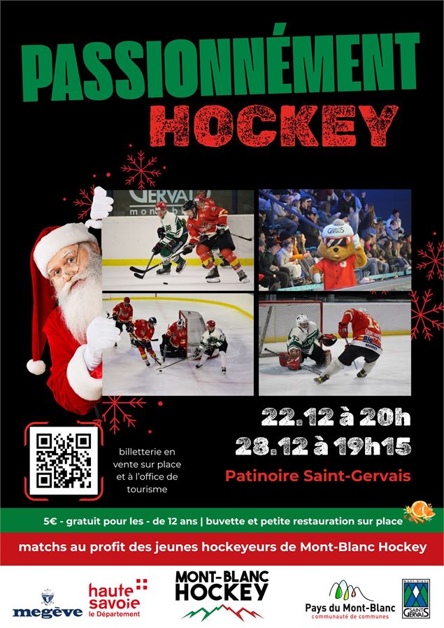 Le Mont Blanc Hockey - Matchs Passionnément Hockey_Saint-Gervais-les-Bains - Mont Blanc Hockey