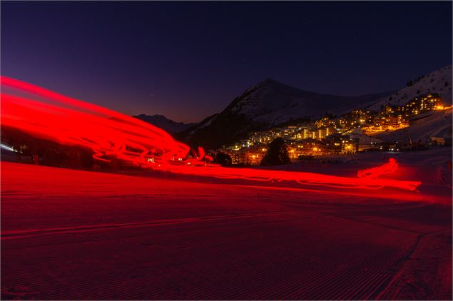 Descente au flambeaux des moniteurs ESF de Belle Plagne - ESF Belle Plagne