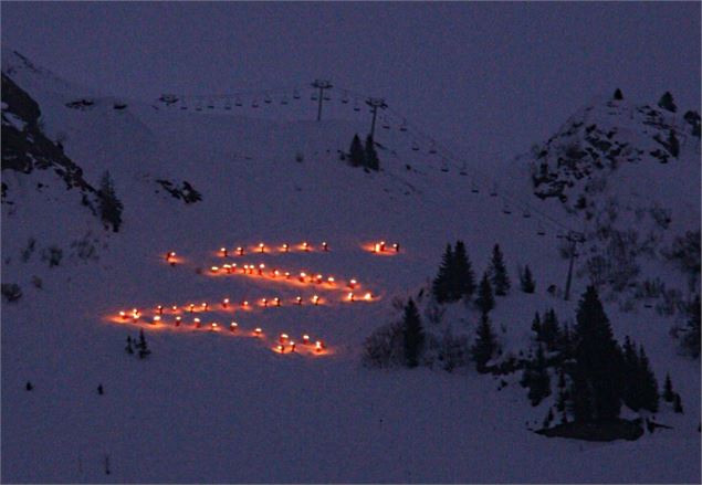 descente aux torches