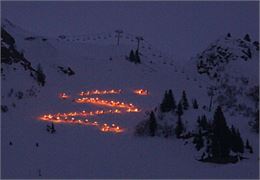 descente aux torches