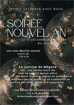 Soirée et repas du Nouvel an aux Vins de Martin - Les vins de Martin et la cantine de Mégane