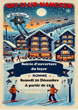 Soirée d'ouverture du foyer_Nancy-sur-Cluses - Ski club nancéen