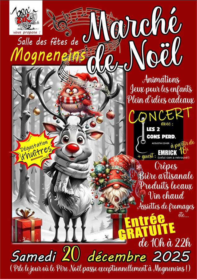 Marché de Noël et dégustation d'huîtres_Mogneneins