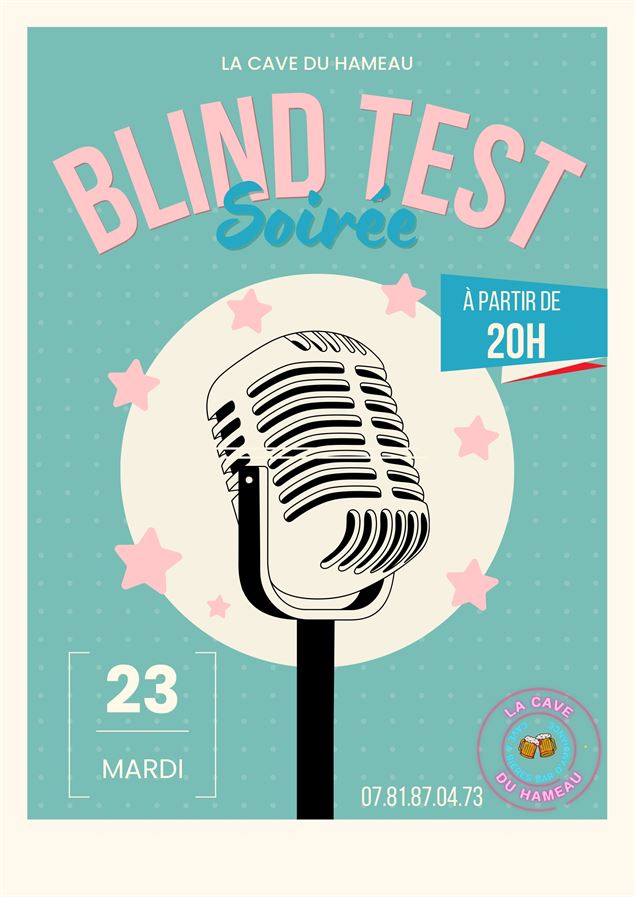 Soirée Blind Test - Restaurant du Hameau des Eaux