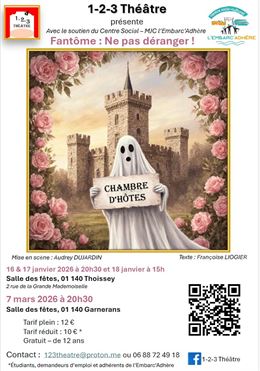 Théâtre "Fantôme : ne pas déranger"_Thoissey