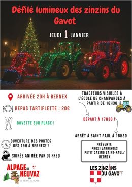 affiche de l'évènement - Zinzins du Gavot