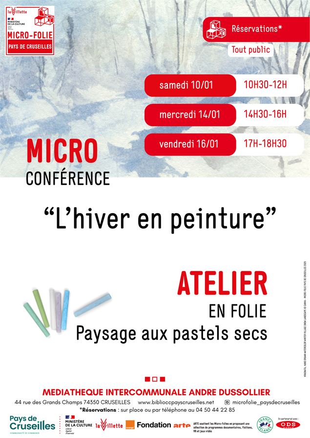 L'hiver en peinture_Cruseilles - Micro-Folie Pays de Cruseilles