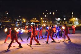 Photo descente aux flambeaux Abondance - OT PEVA