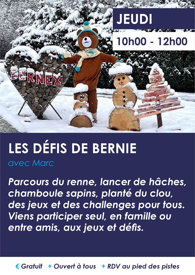 Affiche de l'animation - Bernex Mairie