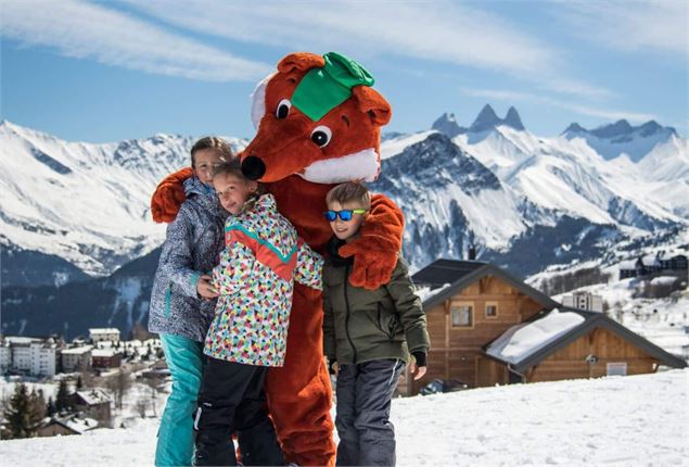 Rencontre avec notre mascotte Mr Toussy !_La Toussuire