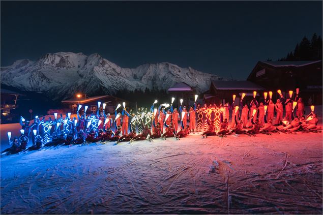 Grande descente aux flambeaux du Mont d'Arbois_Saint-Gervais-les-Bains - Antoine Frioux