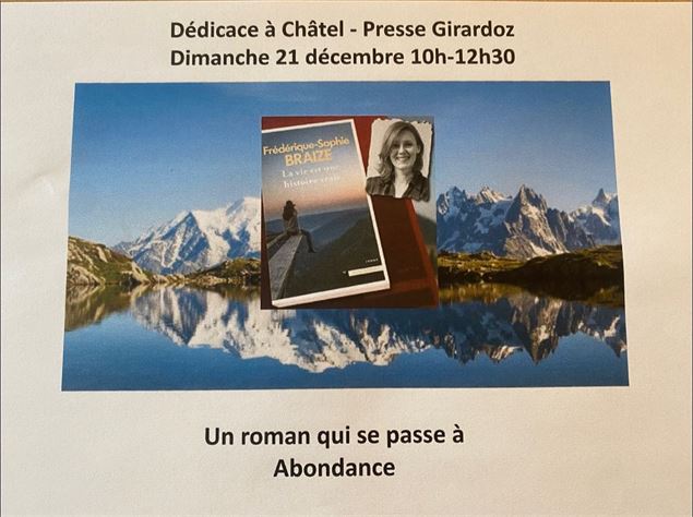 Seance de dédicace au tabac-presse Girardoz : Frédérique Sophie Blaize_Châtel - Frédérique Sophie Bl