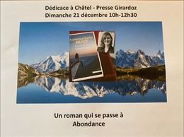 Seance de dédicace au tabac-presse Girardoz : Frédérique Sophie Blaize_Châtel - Frédérique Sophie Bl