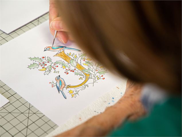 Atelier enluminure - L.MARGAINE