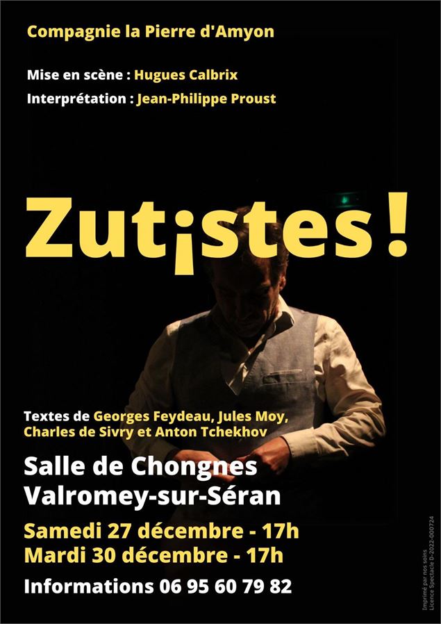 Spectacle - Zutistes !_Valromey-sur-Séran - Compagnie la Pierre d’Amyon