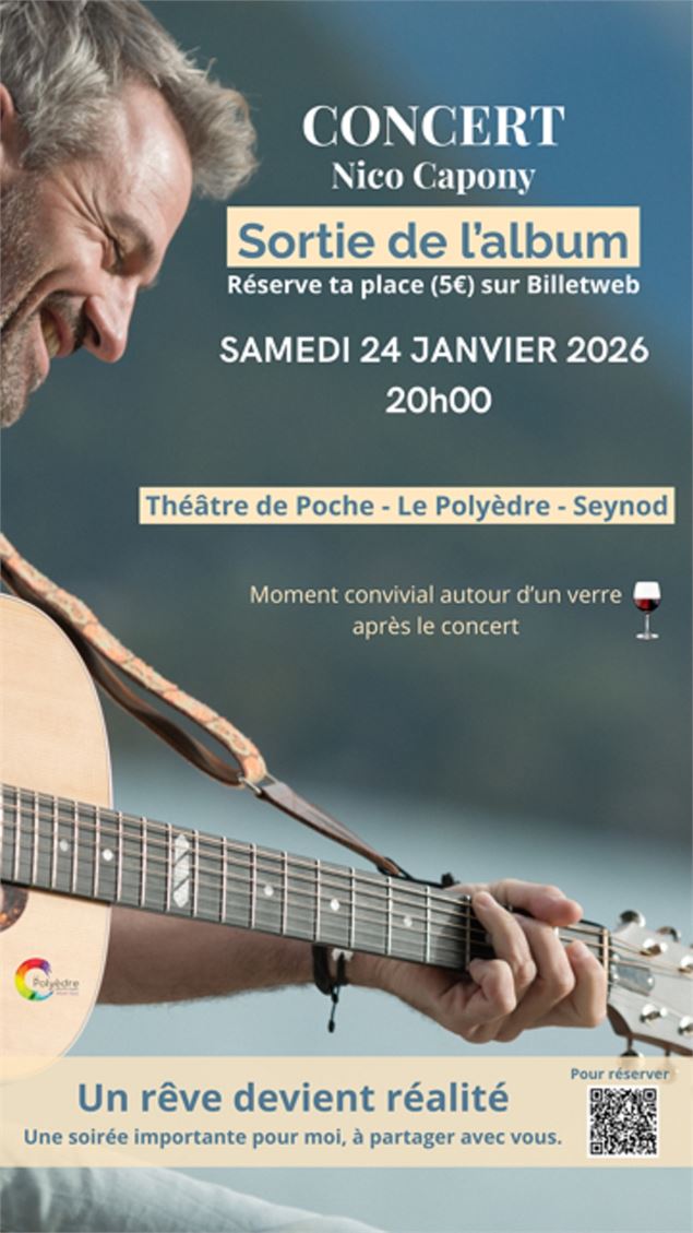 Nico Capony en concert : Sortie de l’album « Les Mots Posés »_Annecy - Mr Nicolas Capony