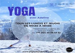 Yoga au totem avec Adeline - Hotel le Totem