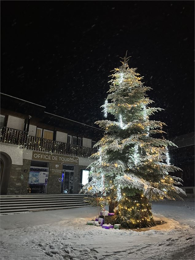 Illuminations arbre de Noël_Pralognan-la-Vanoise