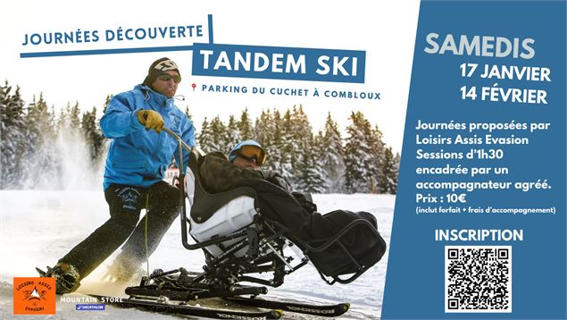 Journées découverte tandem ski avec Décathlon Mountain Store_Passy