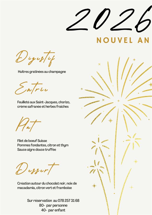 Menu Nouvel An - Le Tseudron_Torgon