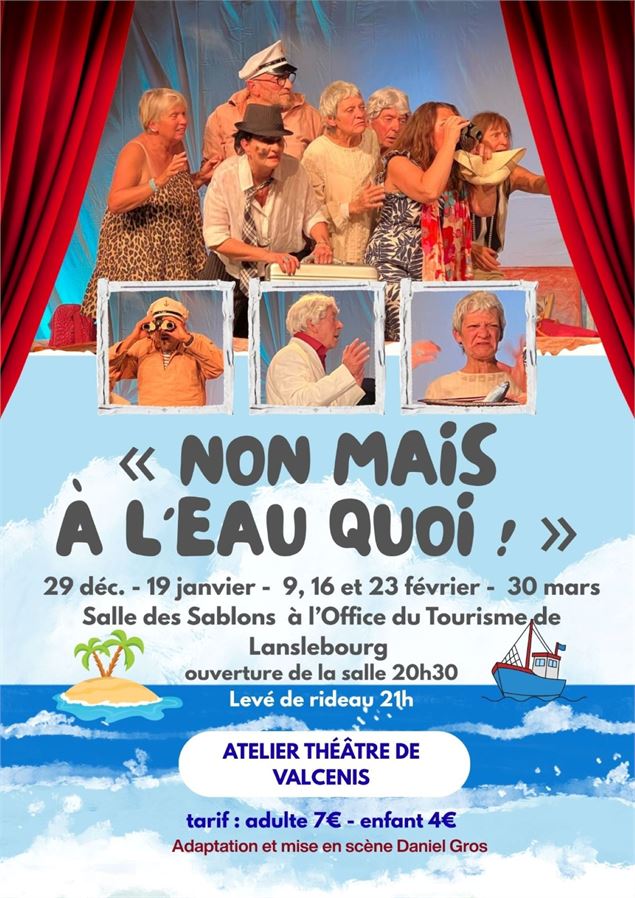 Affiche 2026 - Atelier théâtre de Val Cenis