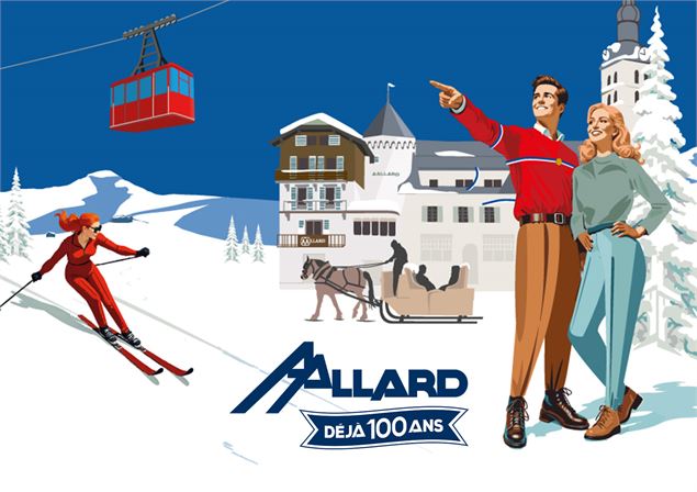 Affiche du centenaire - Maison Aallard
