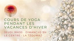  Yoga hebdomadaire à La Tzoumaz – vacances d’hiver - Jen'ergie Pilates & Yoga 2025