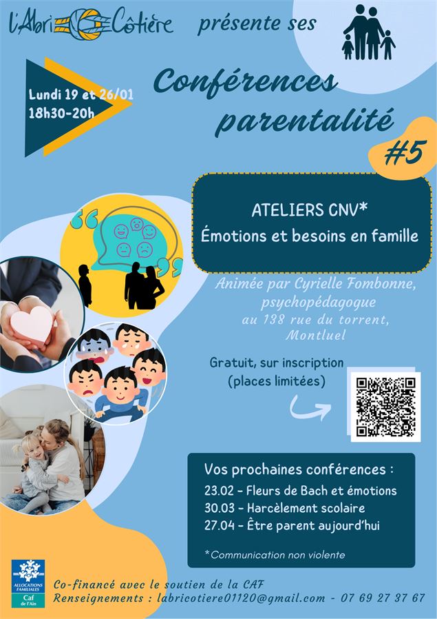 Conférence parentalité à l'AbriCôtière_Montluel