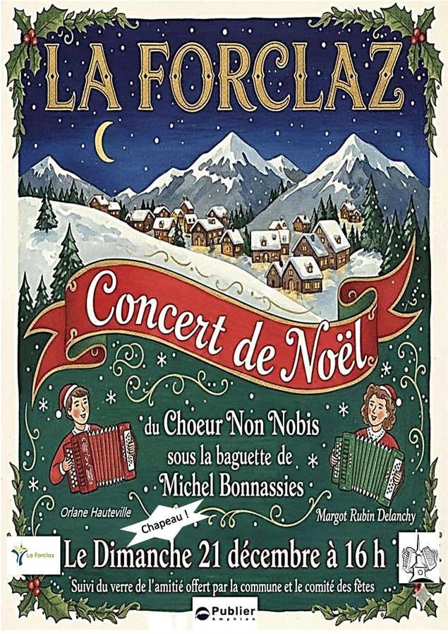 Concert de Noël_Choeur Non Nobis - Comité des fêtes de la Forclaz
