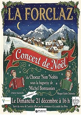 Concert de Noël_Choeur Non Nobis - Comité des fêtes de la Forclaz