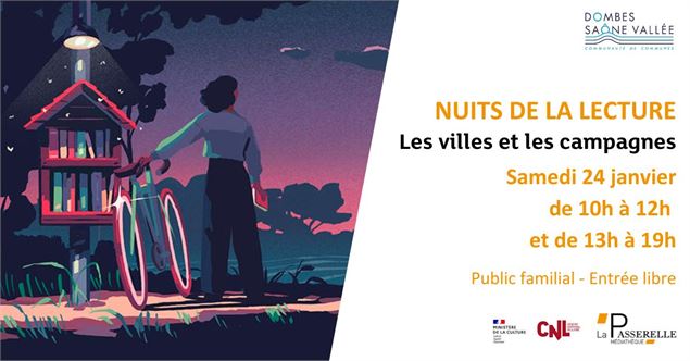 Nuits de la lecture 2026 - La Passerelle Médiathèque