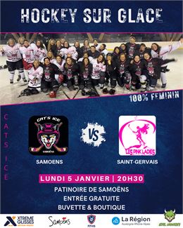 Match Cat's Ice de Samoëns vs les Pink Ladies de Saint-Gervais