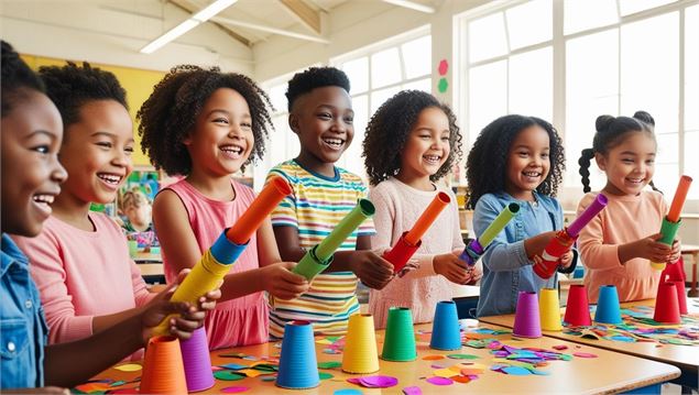 Atelier créatif : canon de confettis - Canva IA