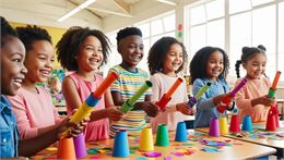 Atelier créatif : canon de confettis - Canva IA