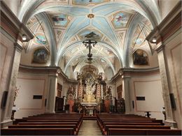 Intérieur de l'église - OT Flumet/St Nicolas