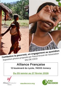 Exposition photos "Eau de Coco" : Combattre la pauvreté, un engagement au quotidien_Annecy - Allianc