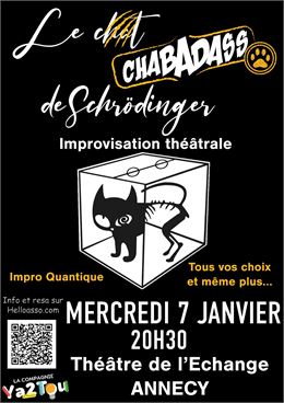Théâtre : Le Chabadass de Schrödinger_Annecy - Compagnie ya2tou