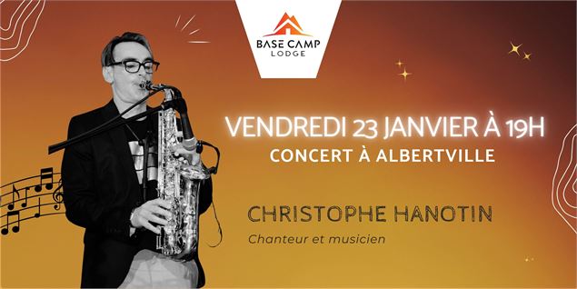 Concert live avec Christophe Hanotin, chanteur et musicien_Albertville