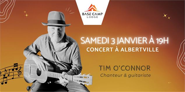 Concert live avec Tim O'Connor, chanteur et guitariste_Albertville
