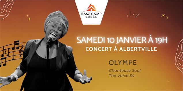 Concert live avec Olympe, chanteuse soul_Albertville