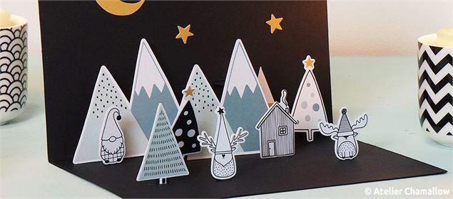 Création de carte pop up - Atelier Chamallow