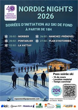 Nordic night aux Plans d'Hotonnes_Haut Valromey - ENJ