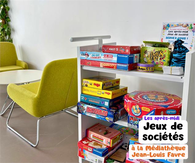 Rendez-vous jeux de société_Jacob-Bellecombette - Médiathèque Jean-Louis Favre