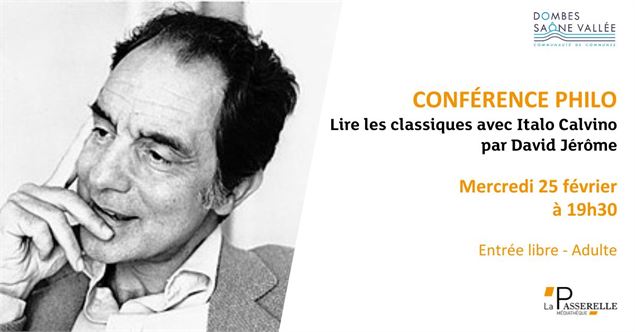 Conférence philo : Lire les classiques avec Italo Calvino !