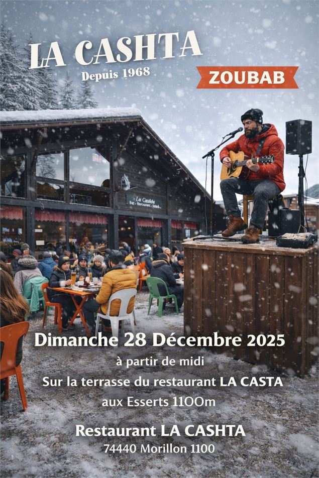 Affiche du concert La cashta - Zoubab et La Cashta