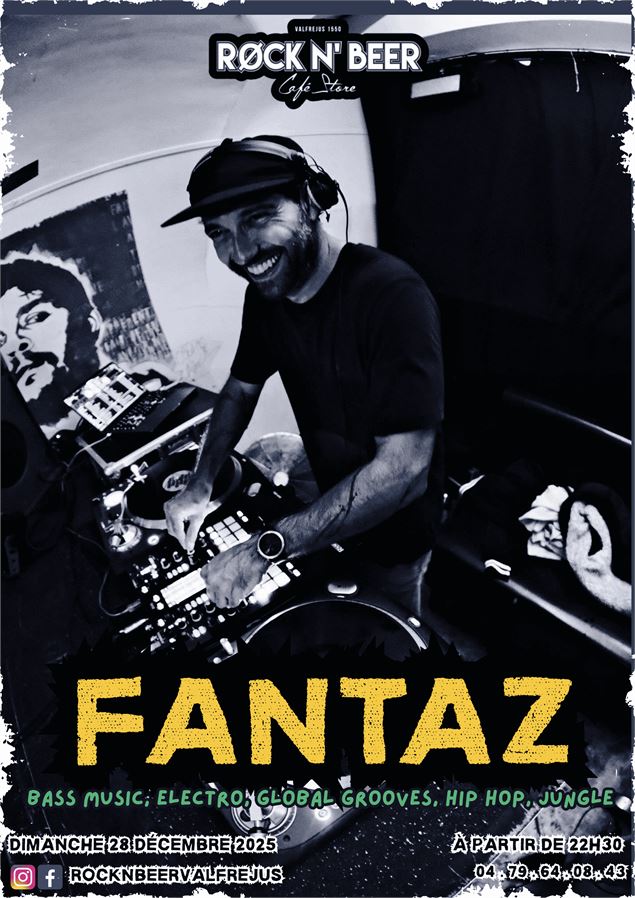 Affiche : Fantaz aux platines - pierreporo