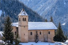 Eglise Saint-Sigismond neige hiver - Olivier Allamand