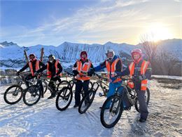 VTT sur neige avec le Mustang à Albiez - Vial Pierrick